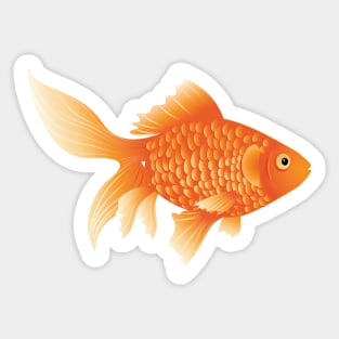 Gold Fish Sticker